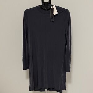 Cotton On Blue Long Sleeve Mockneck Dress